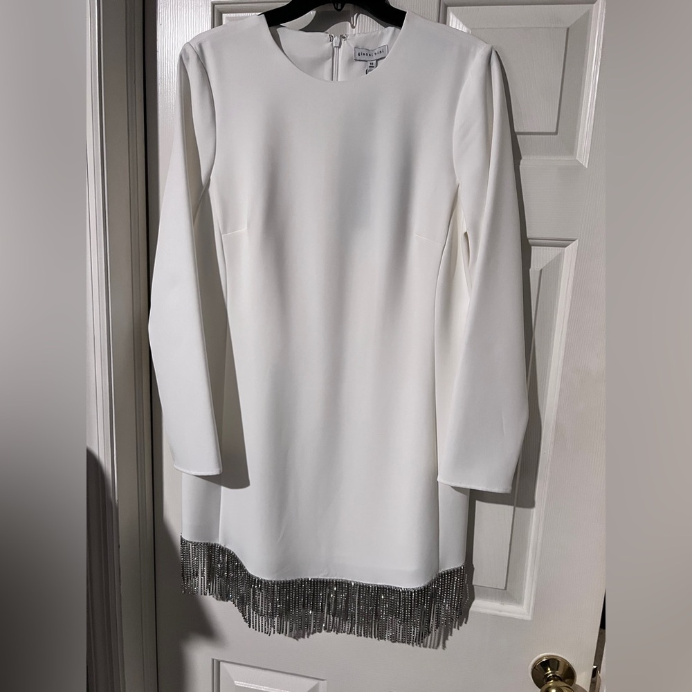 BRAND NEW Gorgeous White Gianni Bini dress from Dillards. Size 10.